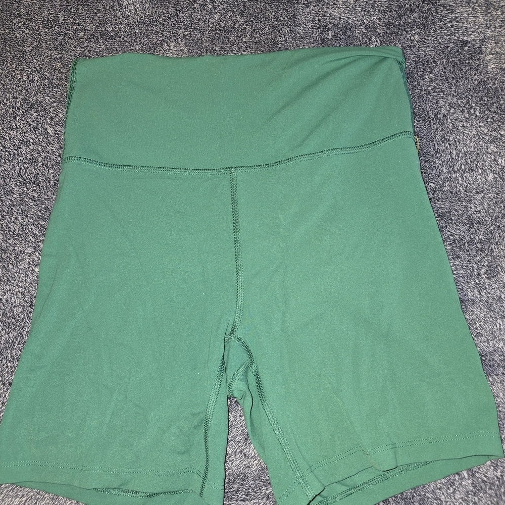 All in Motion Women's Green Bike Shorts